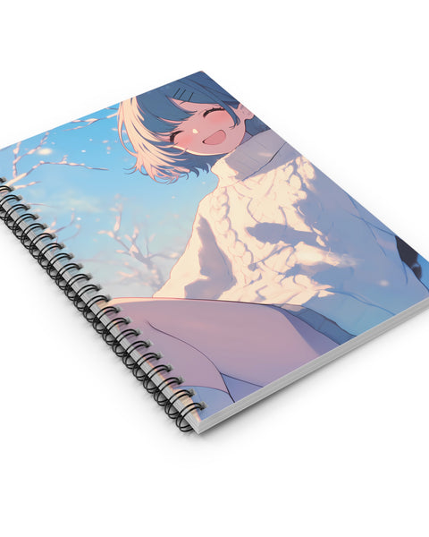 Winter Day - Cute Anime Notebook