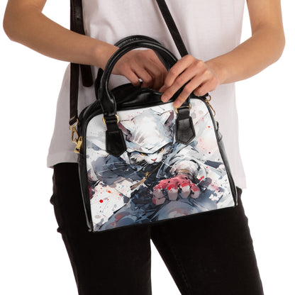 Frisky Fighter - Anime Ninja Cat Handbag