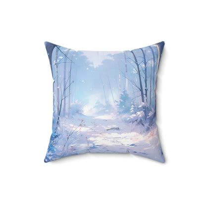 Wolf of Winter - Anime Throw Pillow