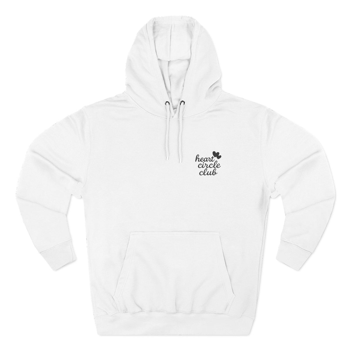 Heart Circle Club - Embroidered Premium Fleece Hoodie