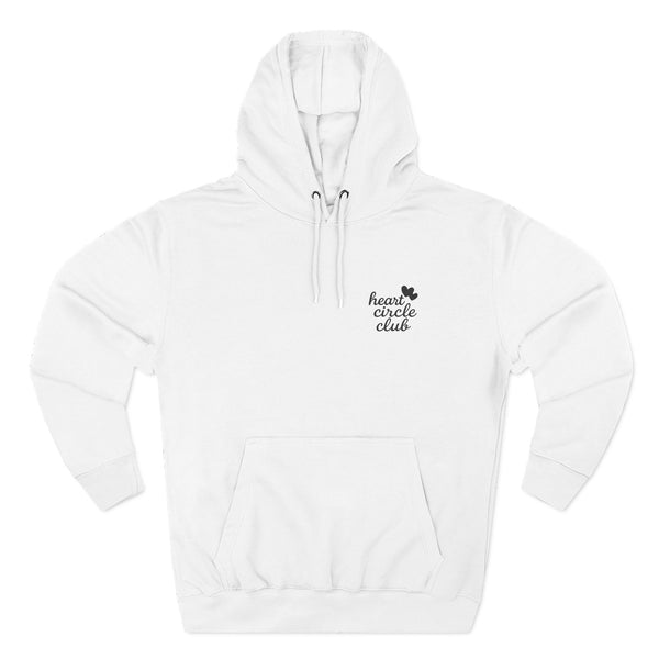 Heart Circle Club - Embroidered Premium Fleece Hoodie