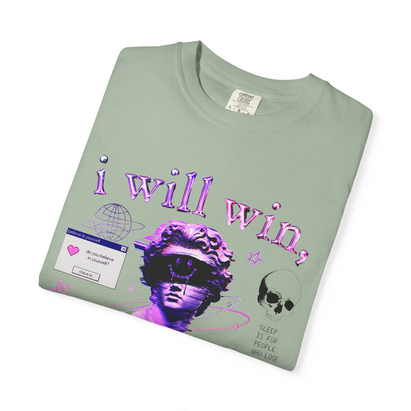 I Will Win - Schizopost Vaporwave Aesthetic T-Shirt