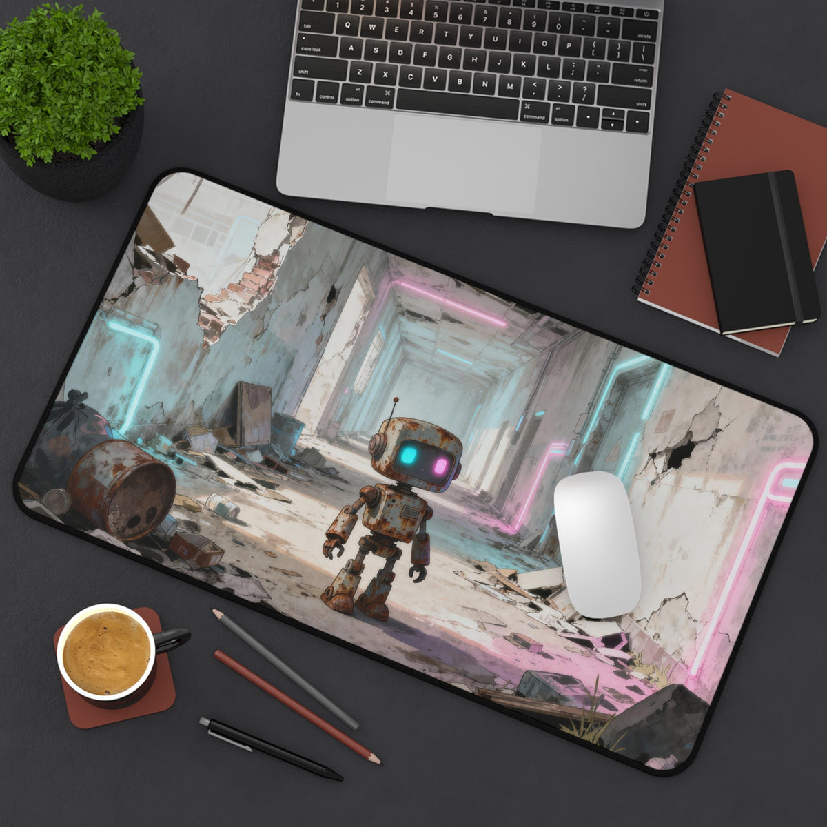 Lonely Outpost - Anime Desk Mat