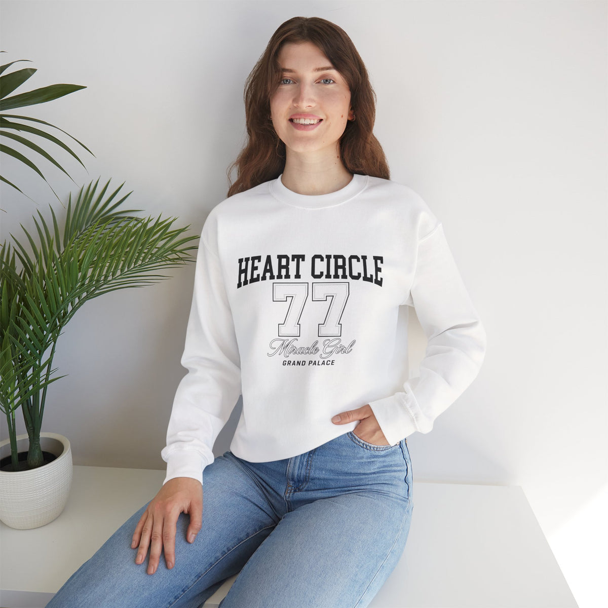 Miracle Girl 77 - Official Heart Circle Collegiate Sweatshirt