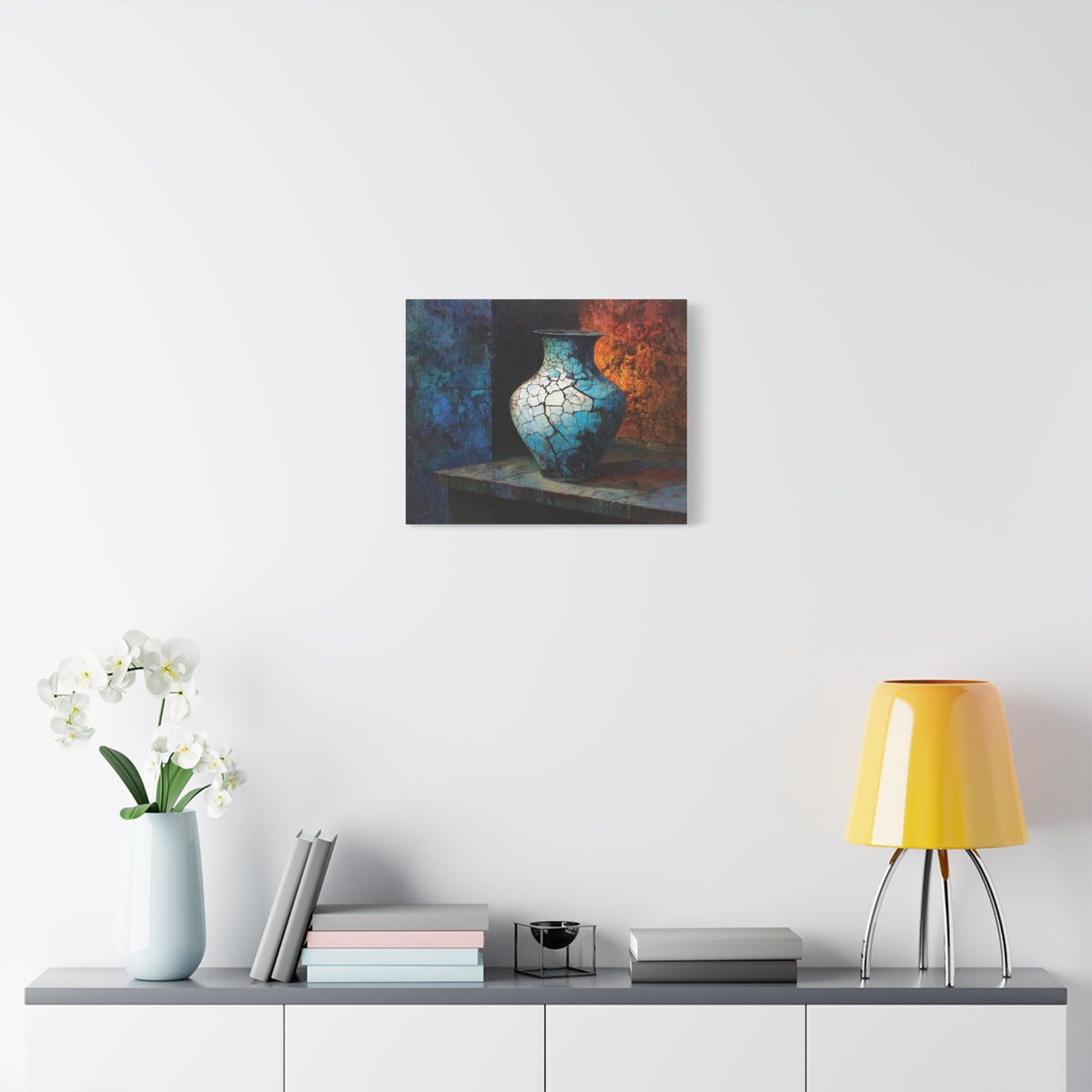 Lapis Relic - Textured Wall Art