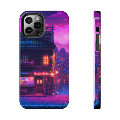 Zeke's Pub - Cyberpunk Pixel Art Phone Case