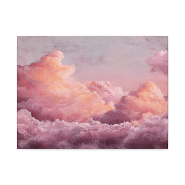 Rosy Skyscape - Pink Pastel Wall Art
