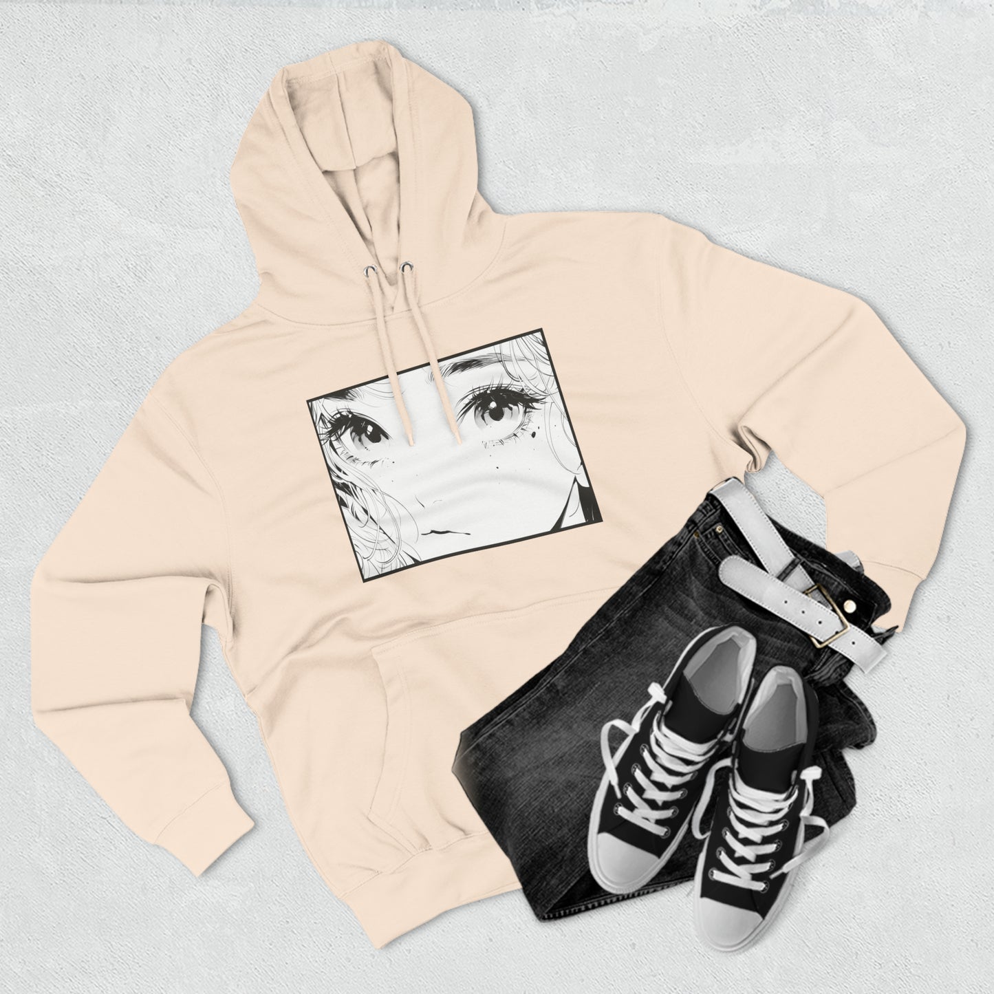 Shoujo vs. Shounen Manga - Premium Pullover Hoodie