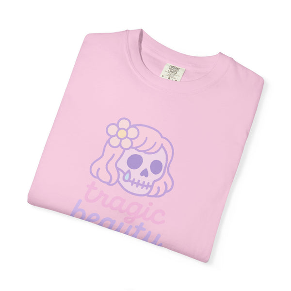 Tragic Beauty - Pastel Goth Skull T-Shirt