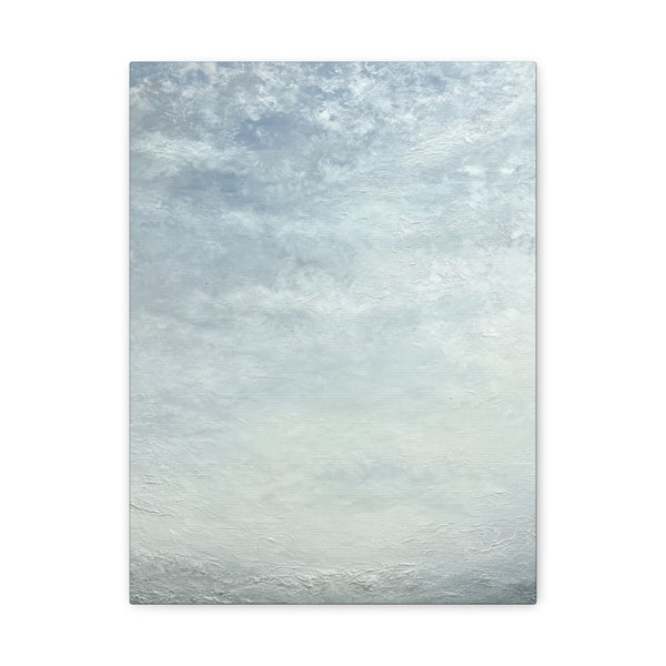 June Sky - Abstract Minimalist White Wall Art