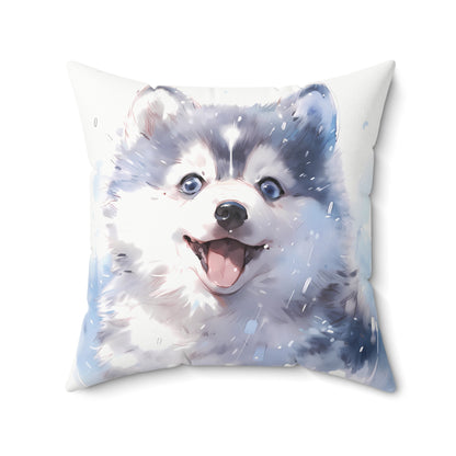 Wolf of Winter - Anime Throw Pillow