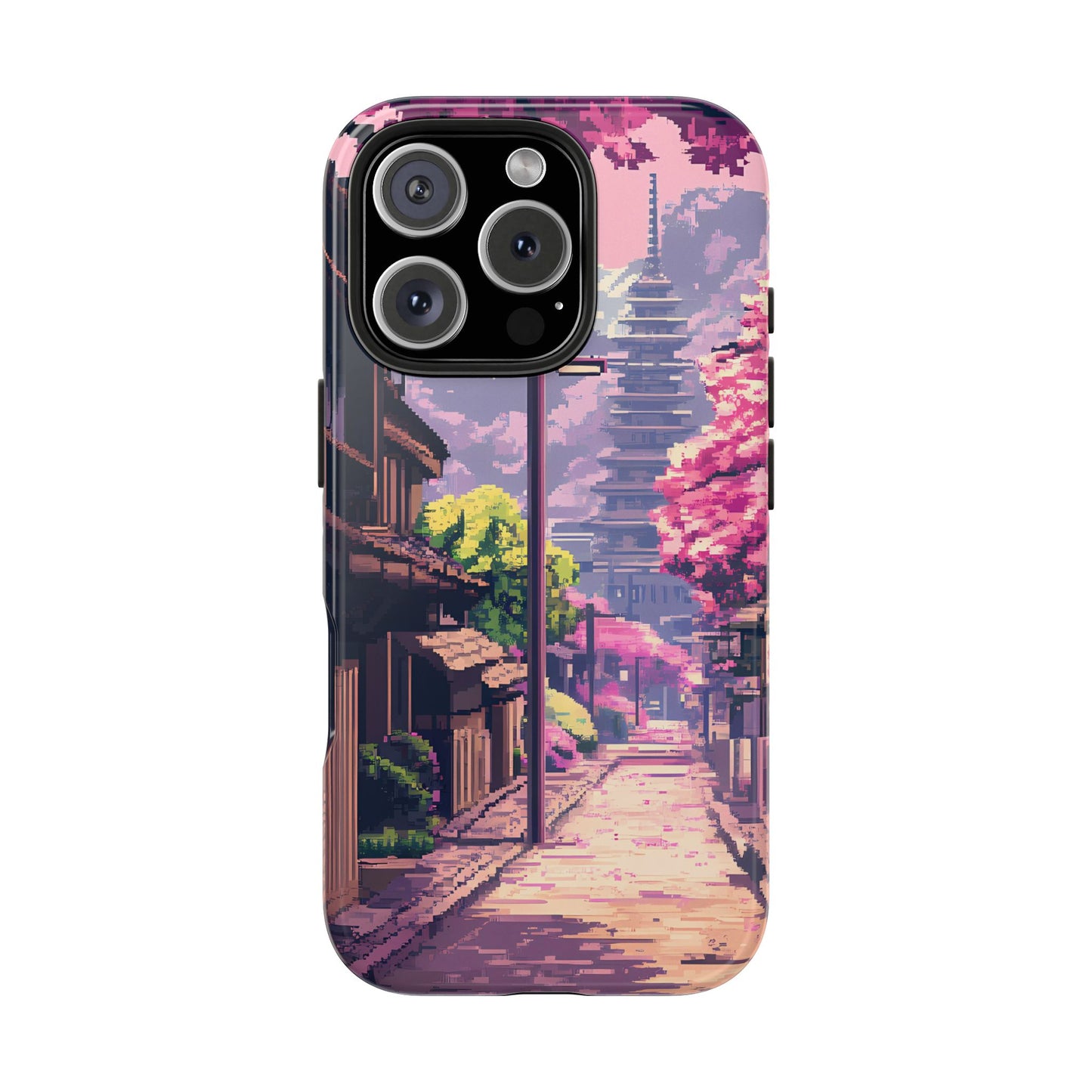 Temple Street - Anime Cherry Blossom Phone Case