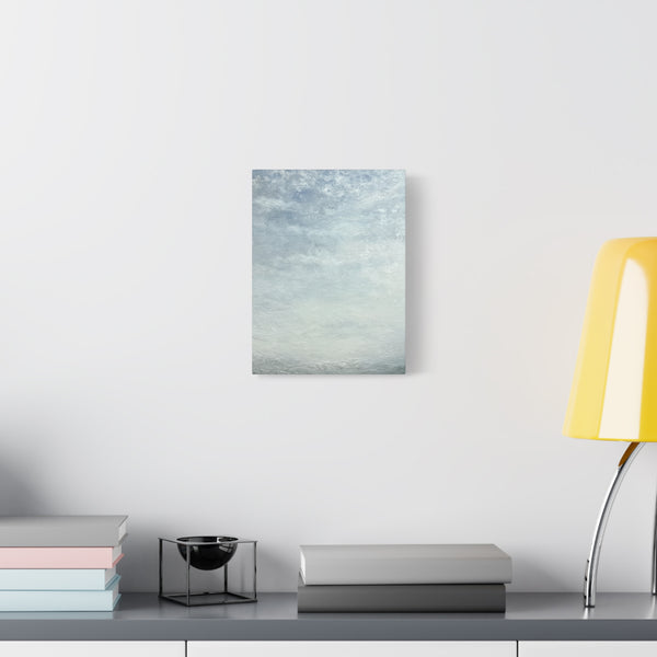 June Sky - Abstract Minimalist White Wall Art