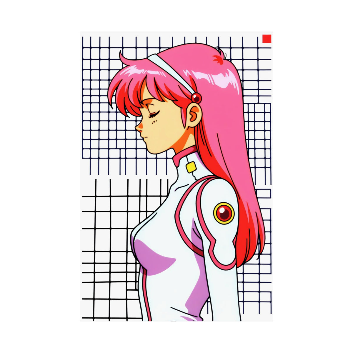 Hope Across Timelines - Retro Anime Poster