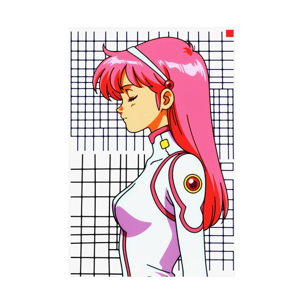 Hope Across Timelines - Retro Anime Poster