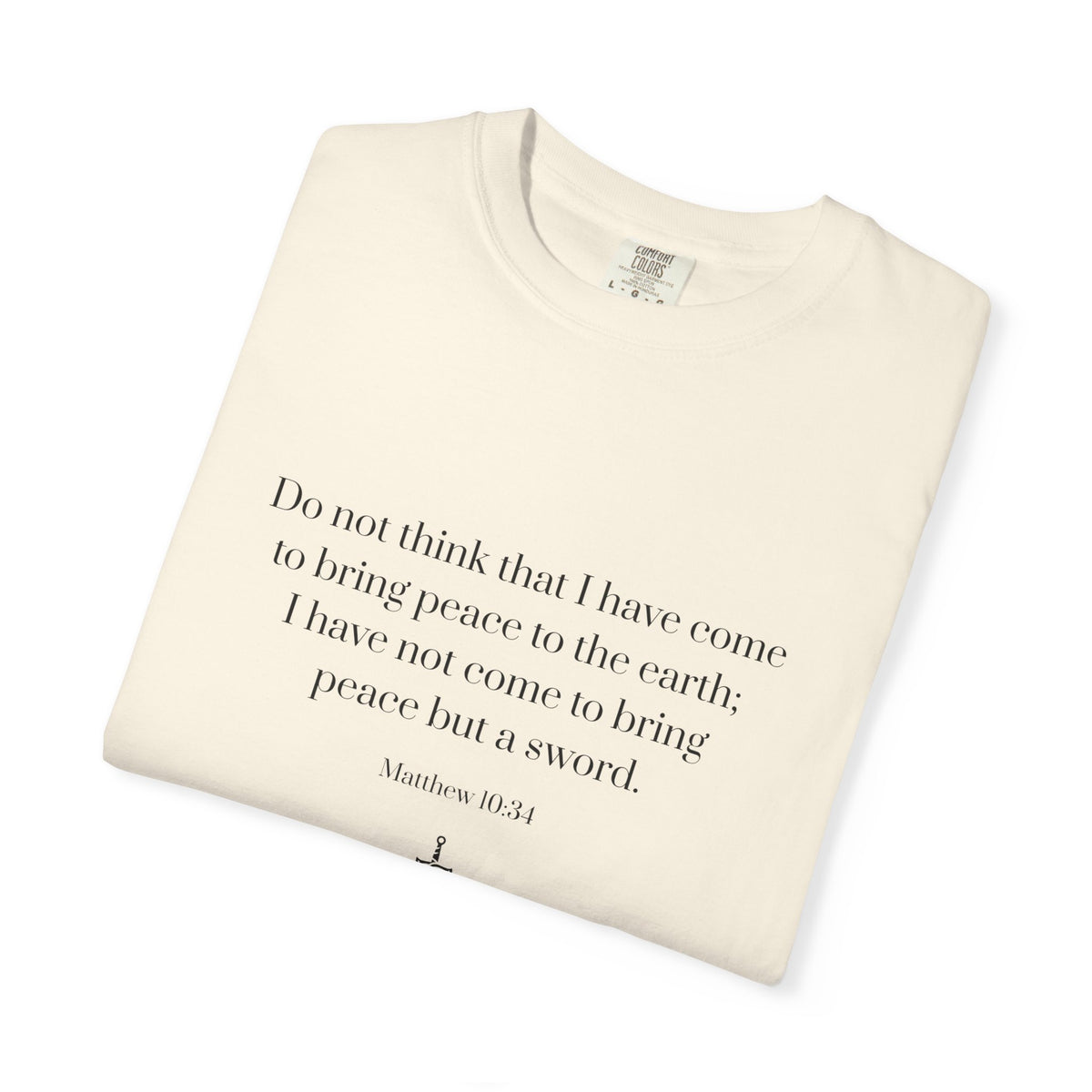 Matthew 10:34 Bible Verse T-Shirt