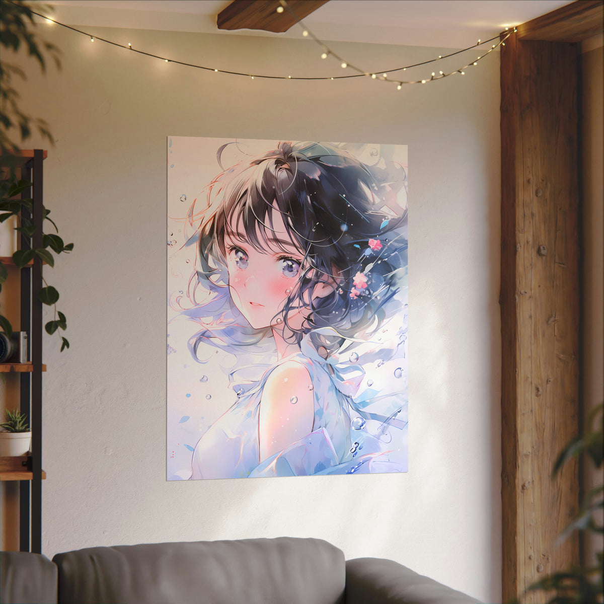 Love Undercurrent - Anime Watercolor Poster