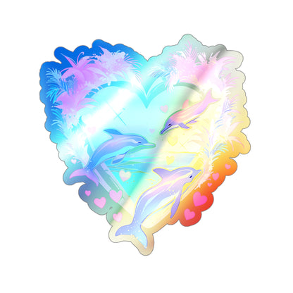 90's Summer Love - Cute Holographic Sticker