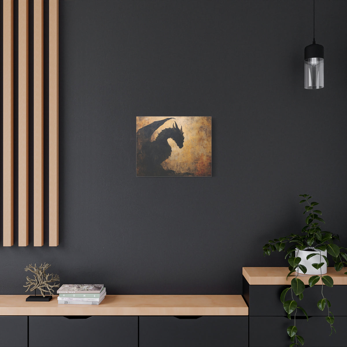 Elder Dragon - Textured Fantasy Wall Art