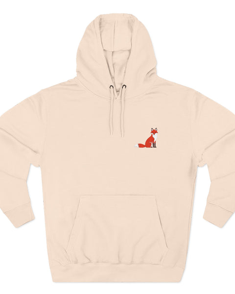 Wise One - Cute Embroidered Fox Hoodie