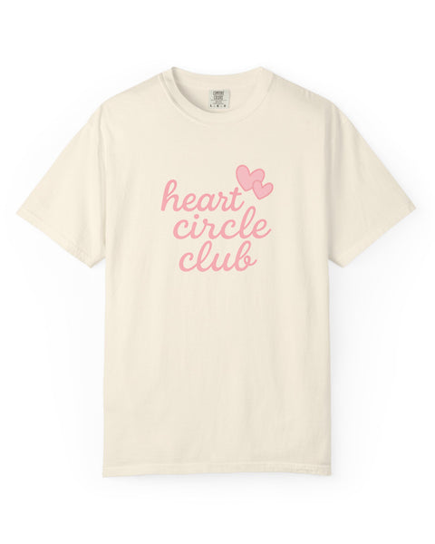 Heart Circle Club - Official Cute Graphic T-Shirt
