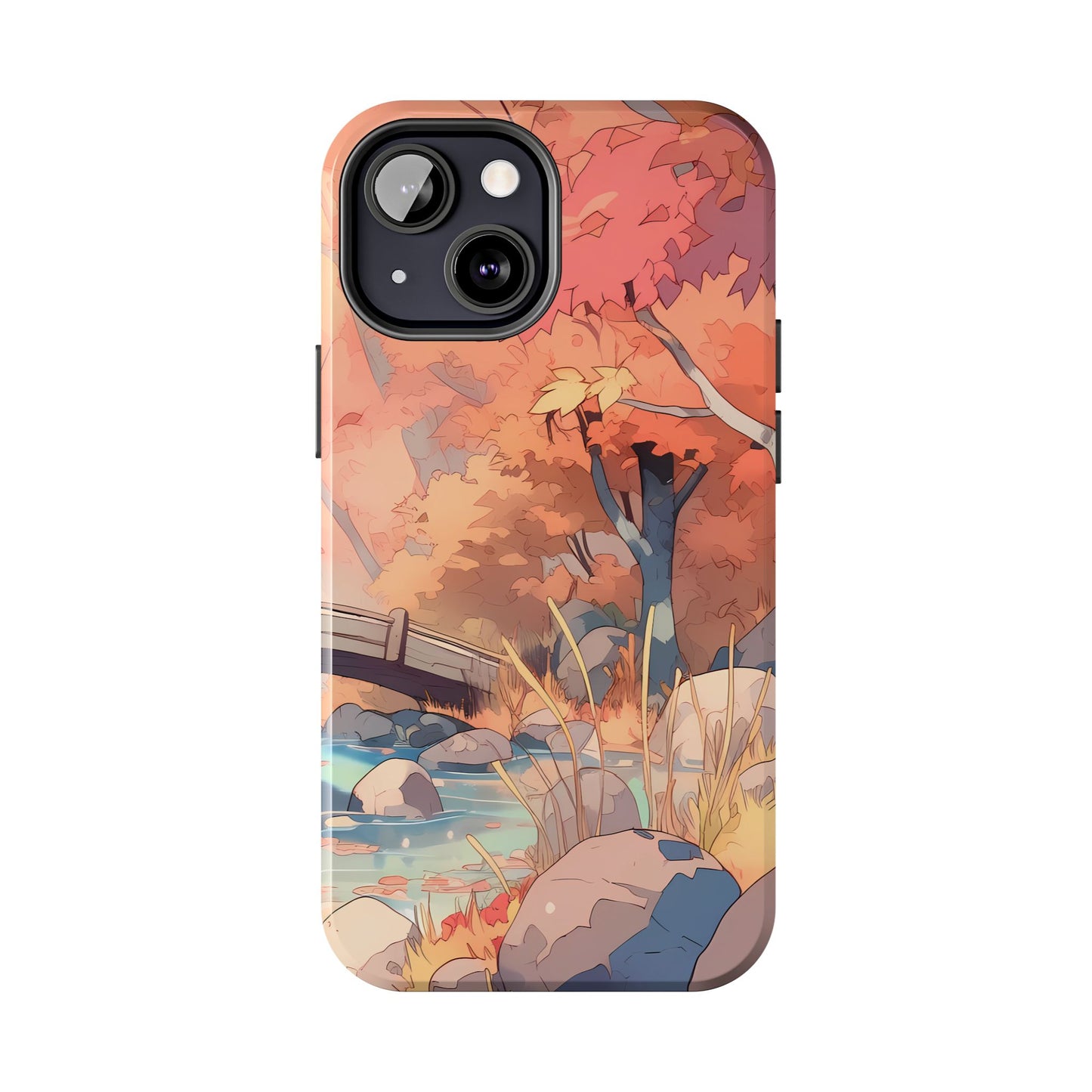 Amberglow - Anime Fall Phone Case