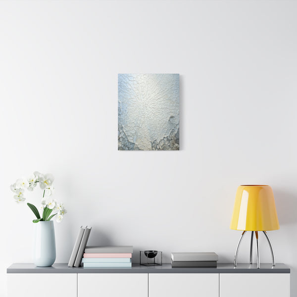 Frosted Glass - Abstract White Wall Art