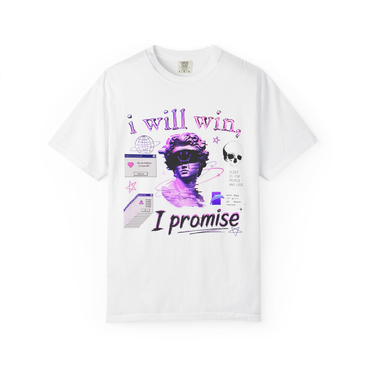 I Will Win - Schizopost Vaporwave Aesthetic T-Shirt