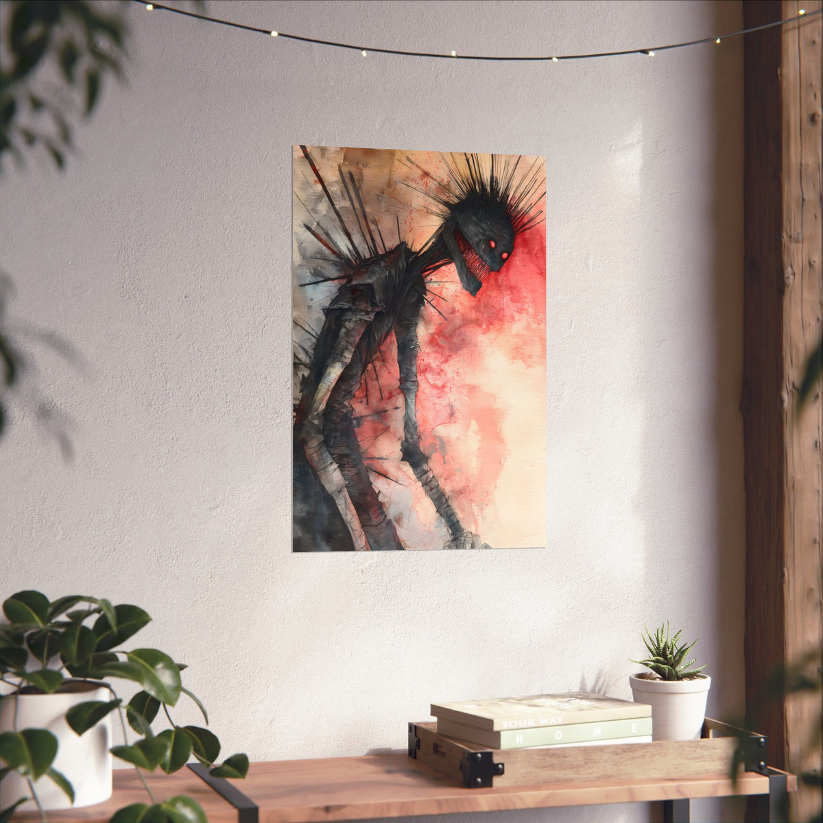 Shade The Dark Elemental - Abstract Fantasy Poster