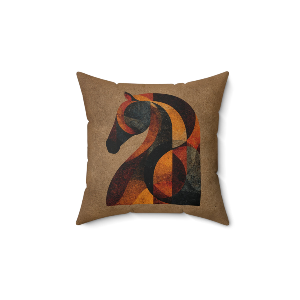 The Knight - Abstract Chess Decor Pillow