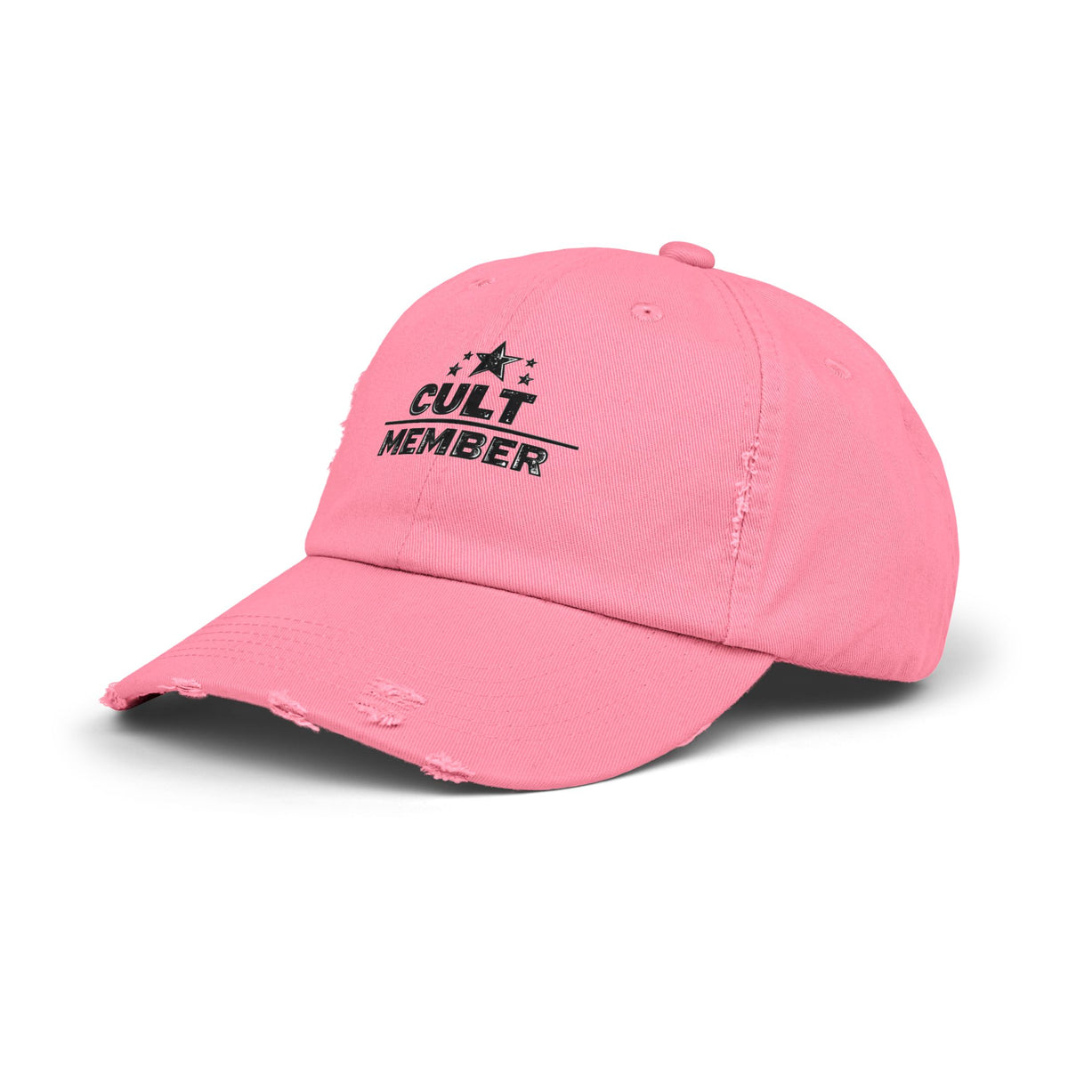 Cult Member - Military Aesthetic Distressed Cap