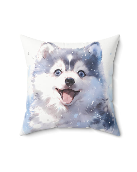 Wolf of Winter - Anime Throw Pillow