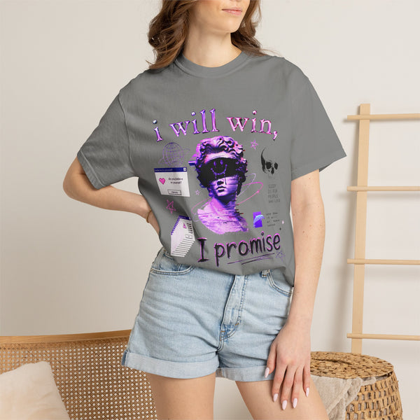 I Will Win - Schizopost Vaporwave Aesthetic T-Shirt