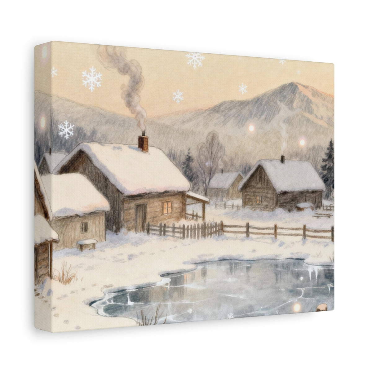 Another Winter - Cozy Anime Canvas Print