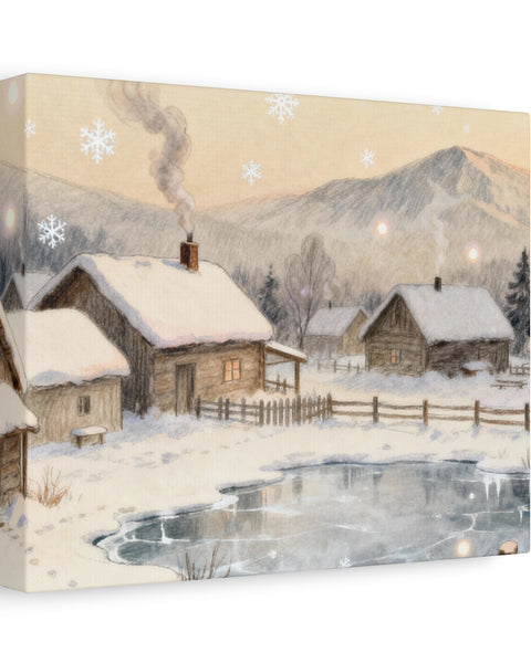 Another Winter - Cozy Anime Canvas Print