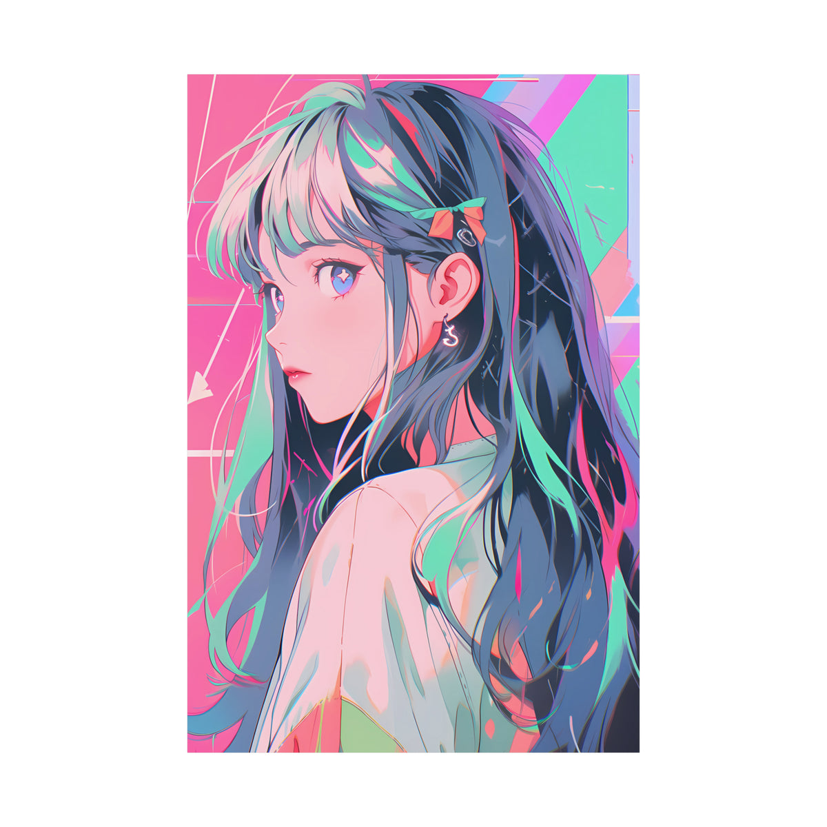 Esmeralda - Anime Girl Poster