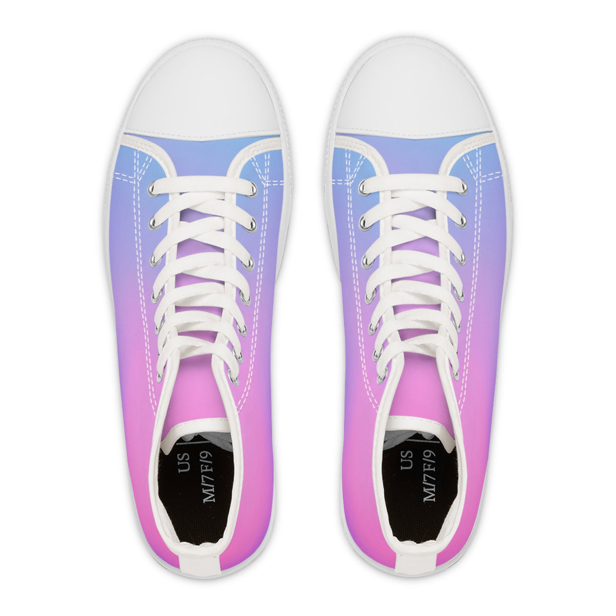 Fine Night - Prismatic High-Top Sneakers