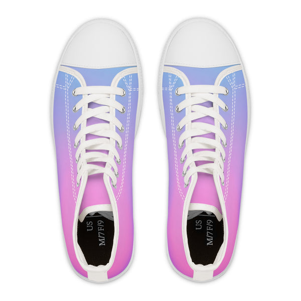 Fine Night - Prismatic High-Top Sneakers