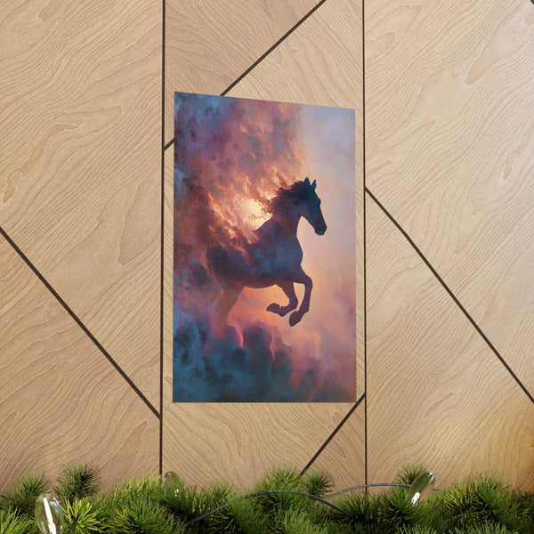 From Ashes Arisen - Fire Horse Art Poster