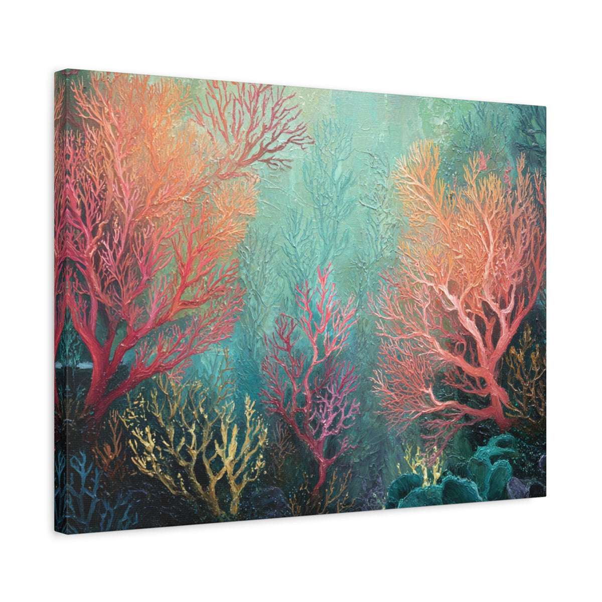 Rainbow Reef - Textured Undersea Wall Art