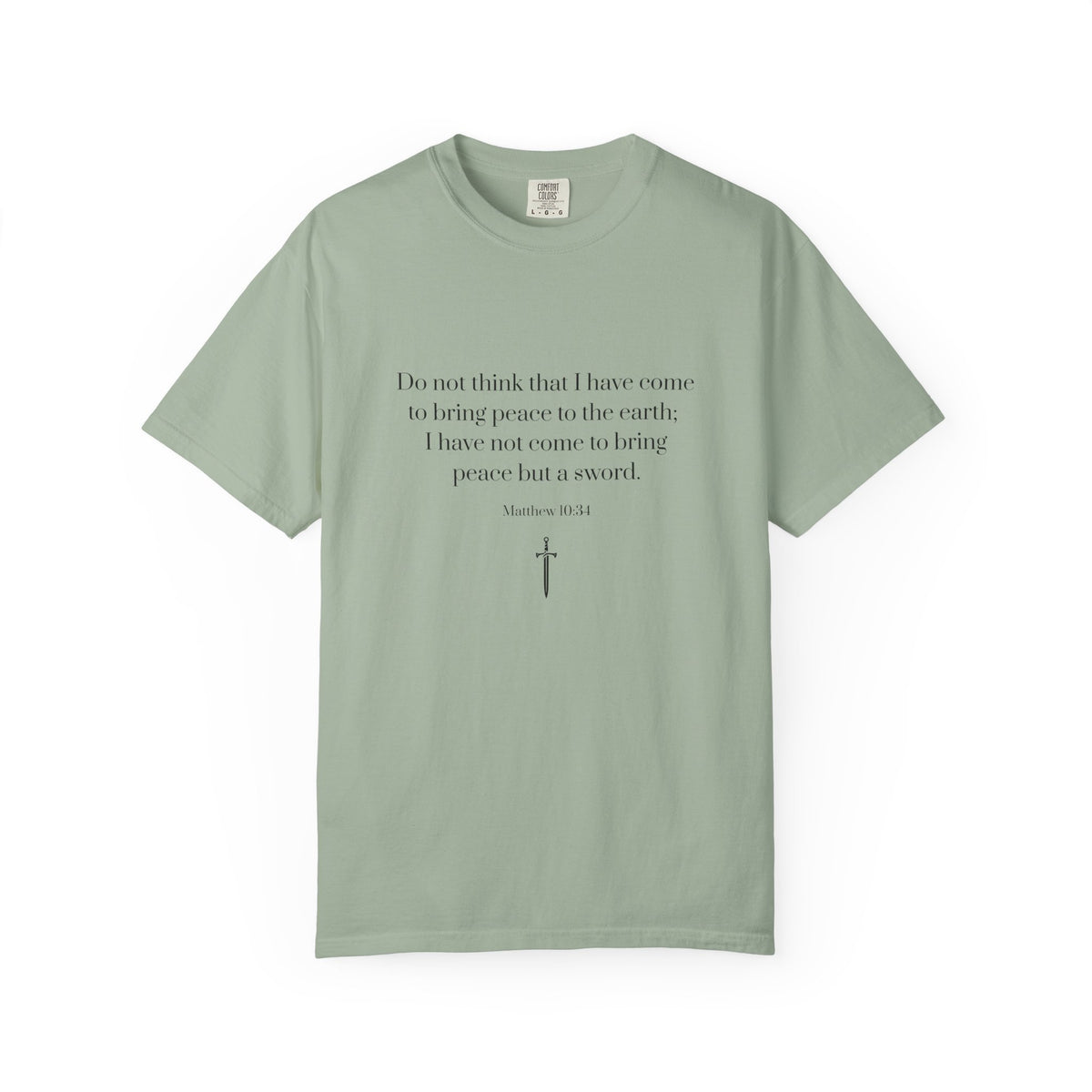 Matthew 10:34 Bible Verse T-Shirt