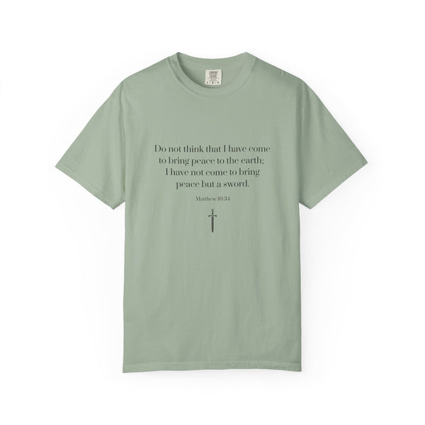 Matthew 10:34 Bible Verse T-Shirt