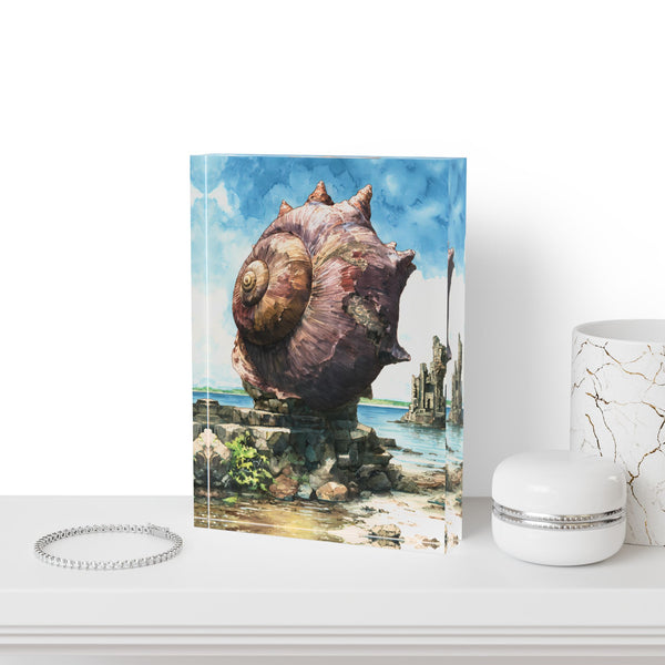 Tidekeeper Shell - Dreamblock Acrylic Block Art