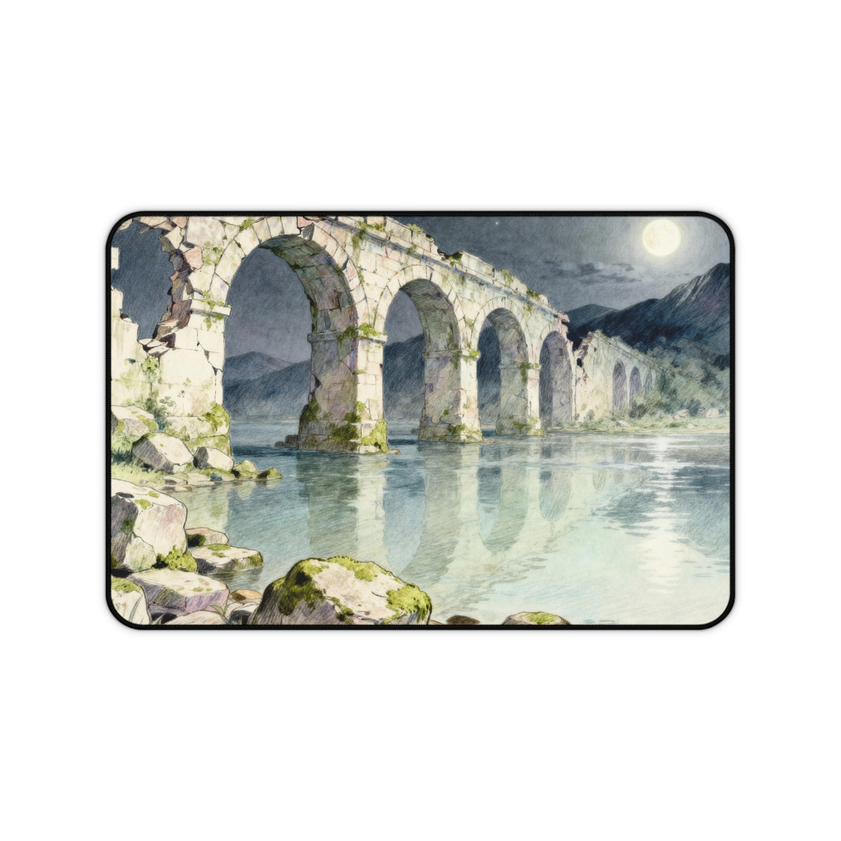 Serene Moonscape - Anime Desk Mat