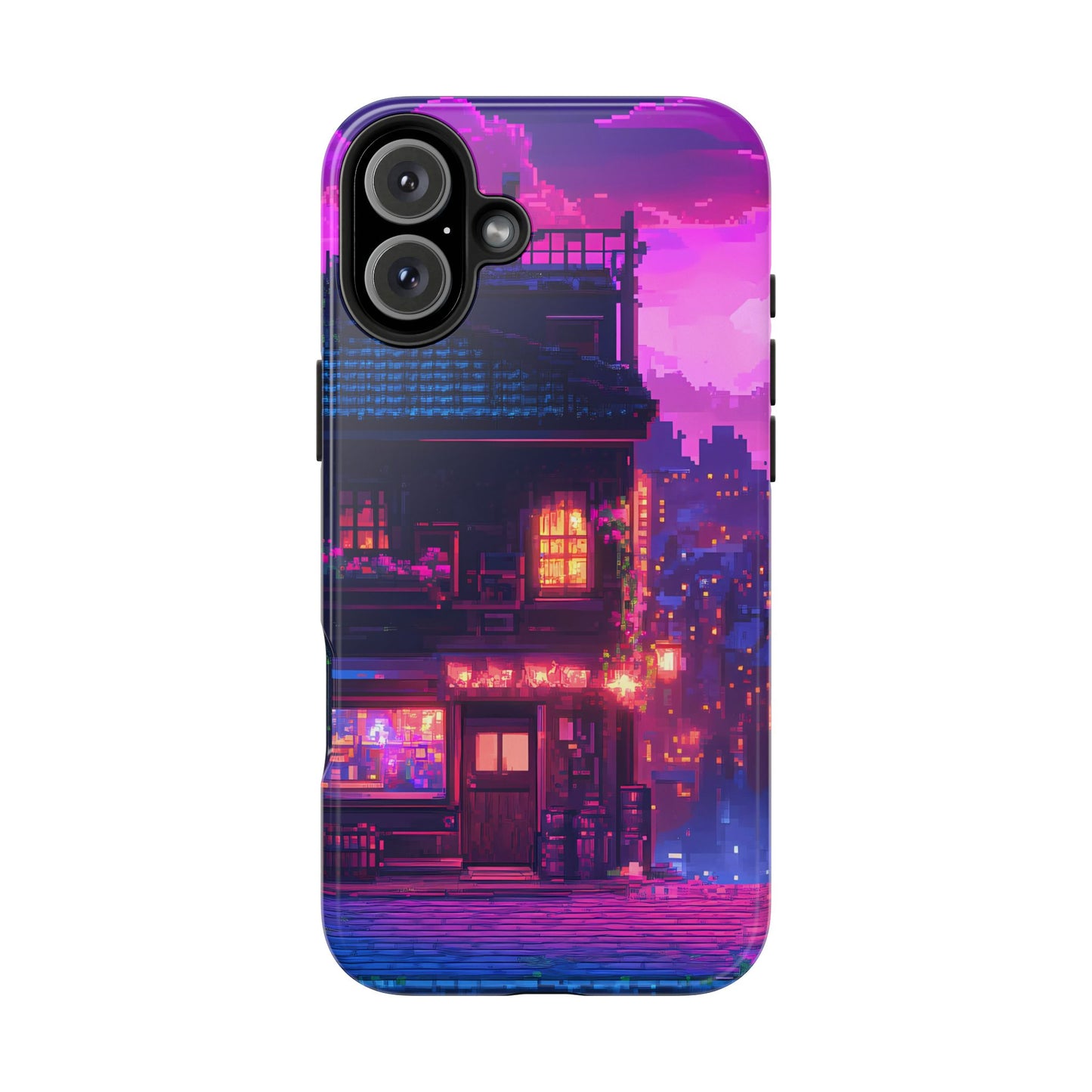 Zeke's Pub - Cyberpunk Pixel Art Phone Case