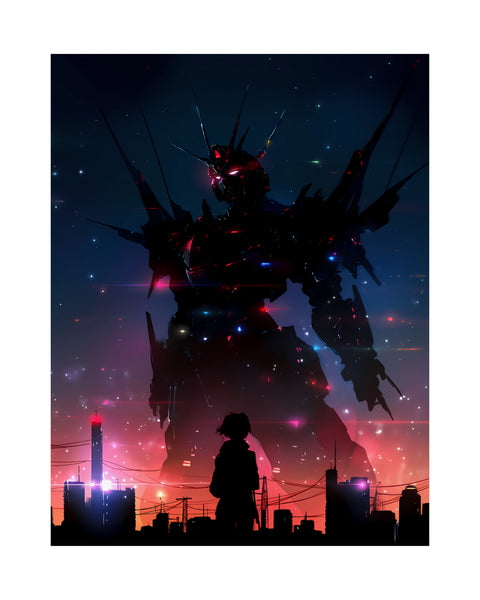 Crystal Imperial Inferno - Anime Mecha Poster