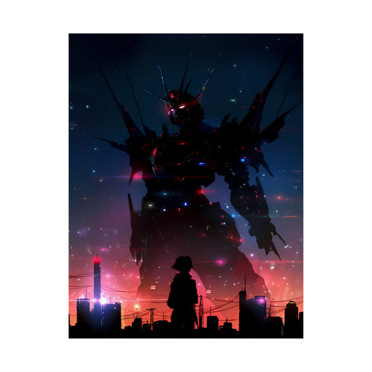 Crystal Imperial Inferno - Anime Mecha Poster