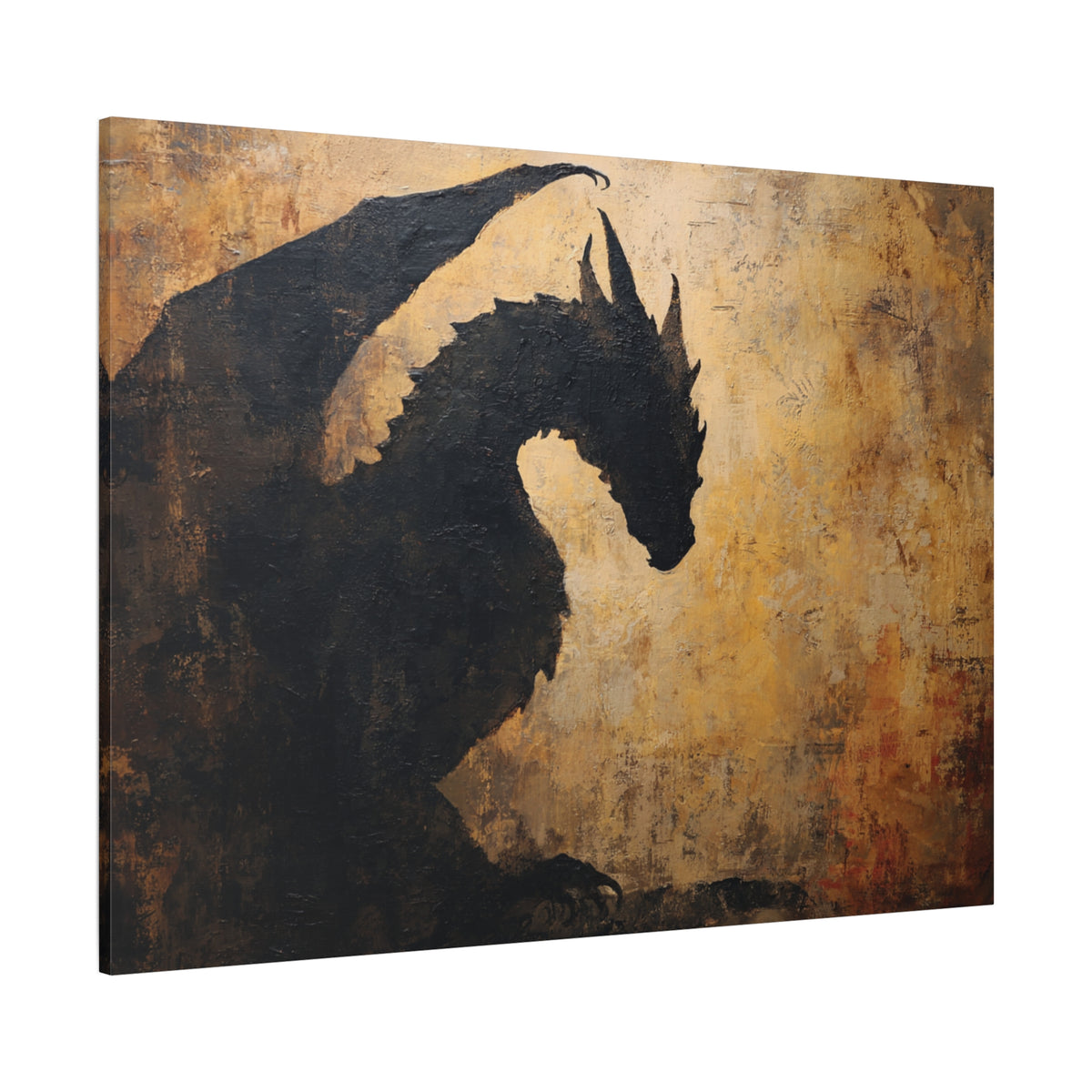 Elder Dragon - Textured Fantasy Wall Art