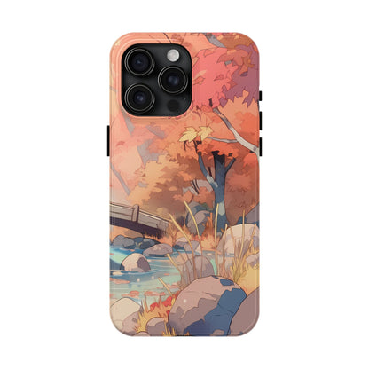 Amberglow - Anime Fall Phone Case