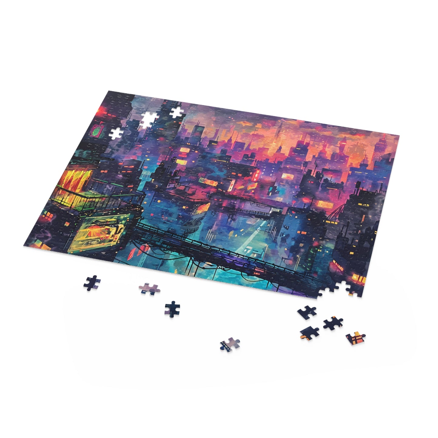 Formless City - Futuristic Cityscape Puzzle